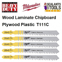 Milwaukee Jigsaw Blade Wood and Plastic T111C 4932254071 5pk