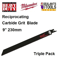 Milwaukee Sawzall 230mm Carbide Reciprocating Recip Saw Blade 48001430 3pk