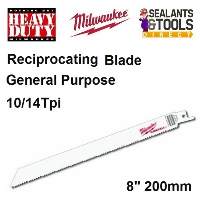 Milwaukee Sawzall General Purpose Recip Saw Blade 200mm 10-14Tpi 48005293