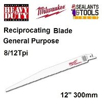Milwaukee Sawzall General Purpose Reciprocating Recip Saw Blade 300mm 48005094