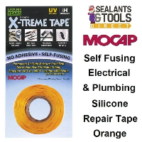 Mocap Orange X-Treme Tape Silicone Rubber Self Fusing Repair Tape