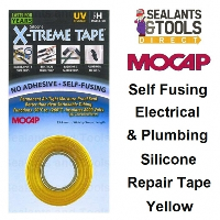 Mocap Yellow X-Treme Tape Silicone Rubber Self Fusing Repair Tape