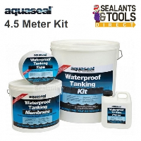 Aquaseal Wet Room Tanking System Standard Size Kit 4.5 Meter