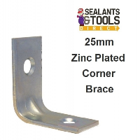 Metal Corner Support Bracket 25mm 1 Inch Brace 