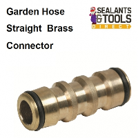 Hose Pipe Brass Double Male to Male Connector 1/2"