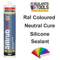 Soudal Ral Color Coloured Silicone Sealant Colour - Ral 7037 Dusty Grey