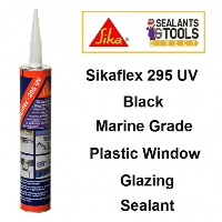 Sikaflex 295 UV Sika Marine Plastic Window Sealant BLACK 300ml 166791