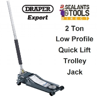 Draper Expert 2 Ton Low Profile Quick Lift Trolley Jack TJ2-PRO-C