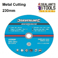 Silverline Angle Grinder Metal Cutting Discs 9 Inch 230mm 186810