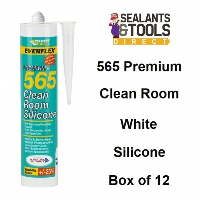 Everbuild 565 Clean Room Silicone Sealant Food Safe Box of 12