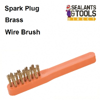Spark Plug Cleaning Brass Bristle Wire Brush Stay Clean Handle 793774