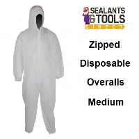 Zip-up Disposable Overalls - Medium 580467