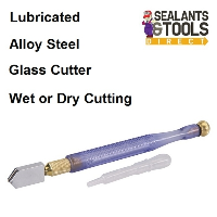 Lubricated Alloy Steel Glass Cutter 101210