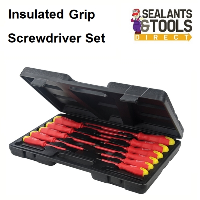 Insulated Soft Grip Electrical Screwdrivers 11pc Set 918535