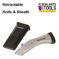 Silverline Retractable Trimming Stanley Knife and Belt Sheath CT07