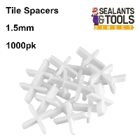 1.5mm Ceramic Wall and Floor Tile Spacers 1000pk 327569