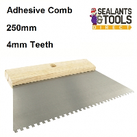 Tile and Floor Adhesive Comb Trowel 4mm Square Teeth 634003