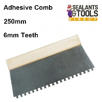 Tile and Floor Adhesive Comb Trowel 6mm Square Teeth 515781