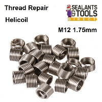 Thread Repair Helicoil Inserts M12 1.75mm 25pk 583942