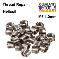 Thread Repair Helicoil Inserts M6 1.0mm 25pk 435675 