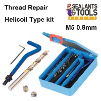 Thread Repair Kit Helicoil Inserts Type M5 0.8mm 127589