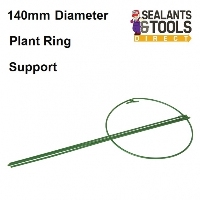 Ring Plant Support Green Wire 140mm Dia 467823