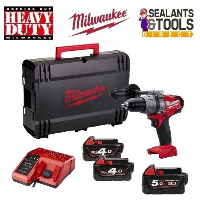 Milwaukee M18 SET1-503X Fuel Combi Kit 18 Volt 3 x 5.0Ah Li-ion