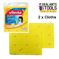 Vileda Power All Pupose Cleaning Cloths Super Absorbent 2pk 150778