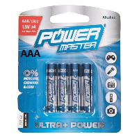 Power Master AAA Battery 537212 Pack of 4 