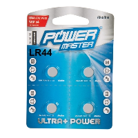 Power Master LR44 A76 Button Coin Battery 511250 4 Pack