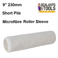 Microfibre Paint Roller Sleeve Refill Short Pile 230mm 9 inch 791844