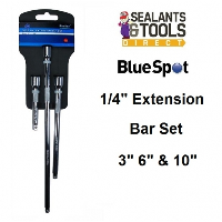 Blue Spot 1/4 inch Socket Ratchet Extension Bar Set 02074