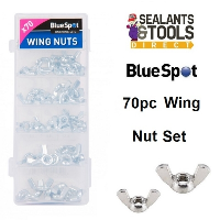 Blue Spot 70pc Assorted Hand Wing Nut 40538