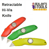 Hultafors Retractable Hi Vis Stanley Knife Heavy Duty 388040