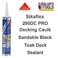 Sikaflex Sika 290DC PRO Marine Decking Caulk Sealant 300ml - BLACK 