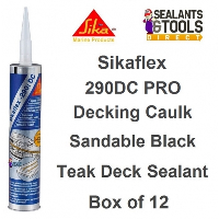 Sikaflex Sika 290DC PRO Marine Decking Caulk Sealant 300ml - Box of 12