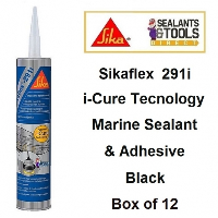 Sikaflex 291i Sika Marine Sealant and Adhesive BLACK - 291 i Box of 12