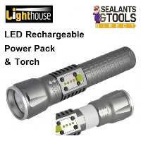 Lighthouse Rechargeable Tech-Lite LED Torch L/HEPOWER