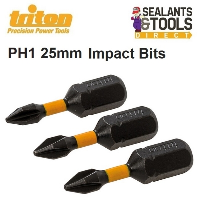 Triton PH1 Impact Driver Phillips Screwdriver 25mm Bits 282254