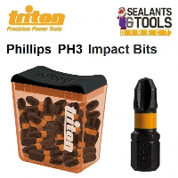 Triton PH3 Impact Driver Phillips Screwdriver 25mm Bits 25pk 432092