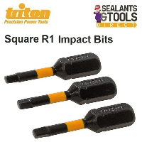 Triton R1 Impact Driver Square Screwdriver 25mm Bits 569370