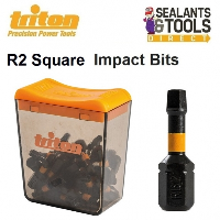 Triton R2 Impact Driver Square Screwdriver 25mm Bits 25pk 283143