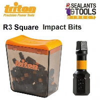 Triton R3 Impact Driver Square Screwdriver 25mm Bits 25pk 868282