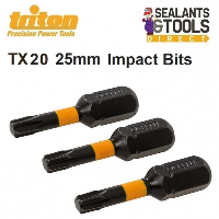 Triton TX20 Impact Driver Torx T20 Screwdriver 25mm Bits 526608