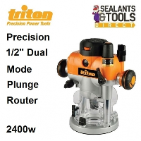 Triton Dual Mode Plunge Router 2400W 1/2 Inch TRA001 330165