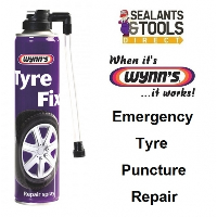 Wynns Car Tyre Fix Puncture Repair Mousse Spray 300ml Tyre Weld