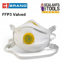 B Brand P3 Valved Safety Face Mask Toxic Level Dust and Fume FFP3