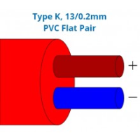 Type K Pvc Insulated Flat Pair Thermocouple Cable Wire Bs