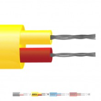 Type K Pvc Insulated Flat Pair Thermocouple Cable Wire Ansi