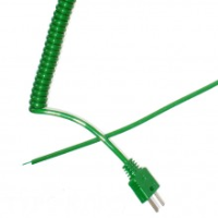 Type K Retractable Curly Thermocouple Lead Iec 2080
